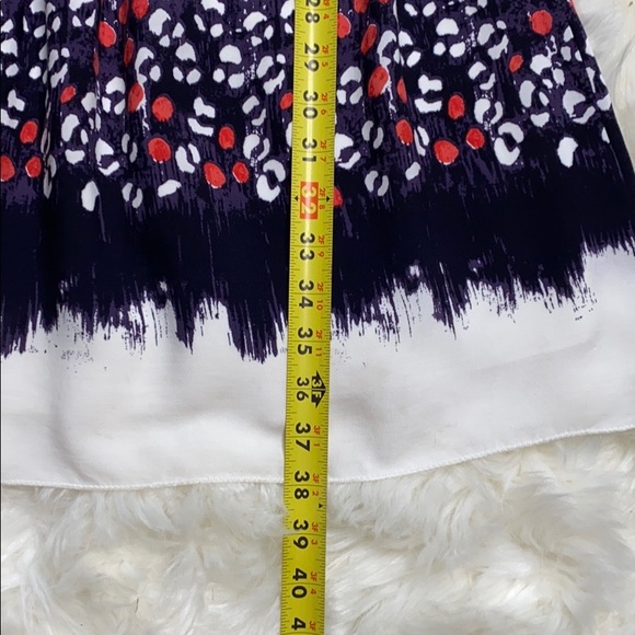 Sophie Max Sleeveless A-Line Purple Pattern Dress - Picture 7 of 8